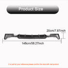 BMW 4-serie F32/F33/F36 2012–2020 Bagkofanger-diffusor FRP V6 (M-Sport) foto 6
