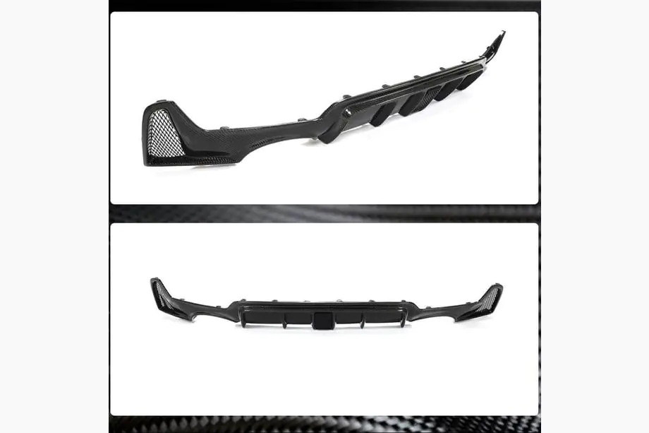 BMW 4-serie F32/F33/F36 2012–2020 Bagkofanger-diffuser V7 (til M-Sport, carbon) Foto 3