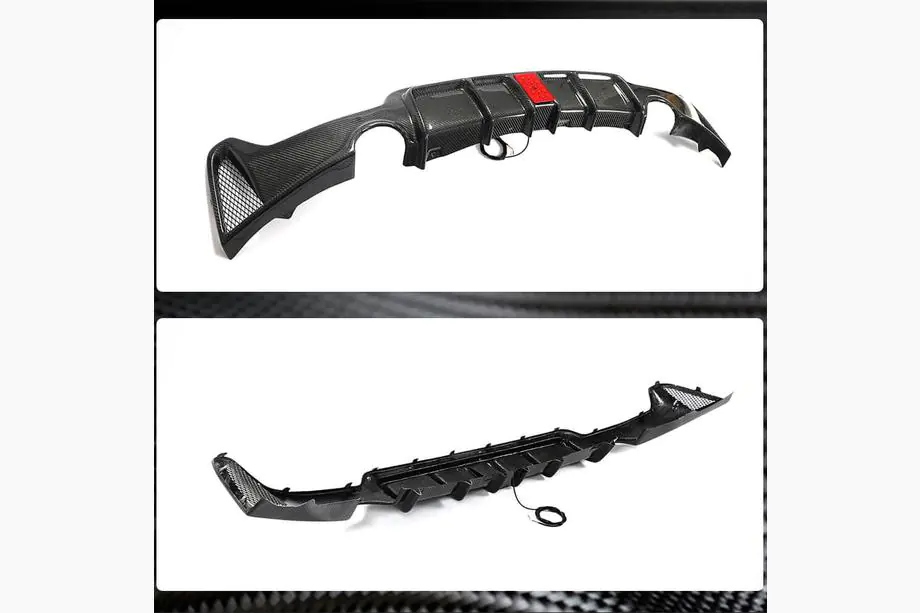 BMW 4-serie F32/F33/F36 2012–2020 Bagkofanger-diffuser V7 (til M-Sport, carbon) Foto 8