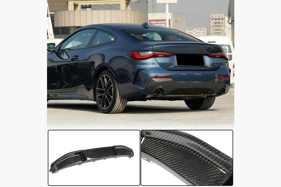 BMW 4-serie G22/23/26 2020– Bagkofanger-diffuser V1 (til G22/G23 M-Sport, carbon) Image