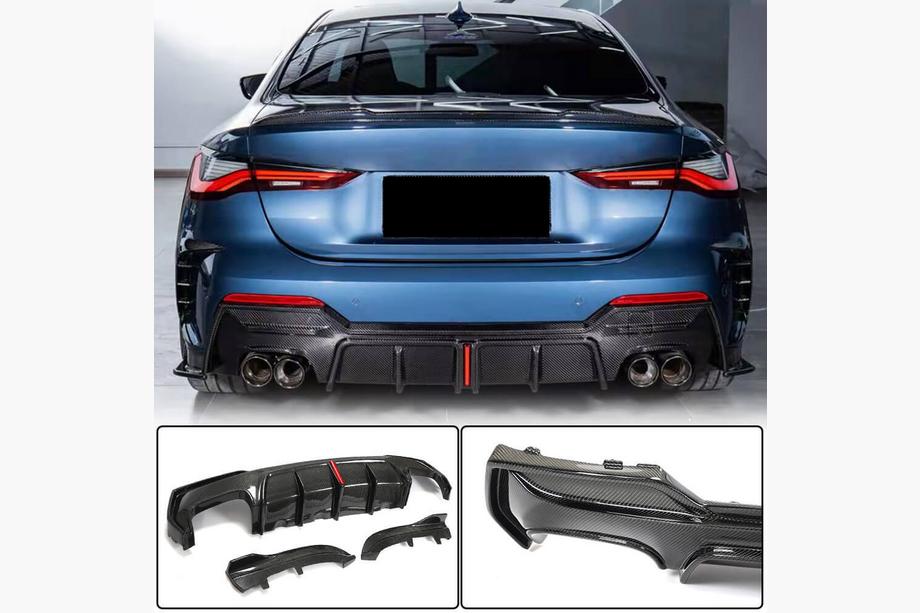 BMW 4-serie G22/23/26 2020– Bagkofanger-diffuser FRP V4 (M-Sport) Image