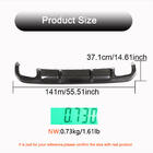 BMW 4-serie G22/23/26 2020– Bagkofangerdiffuser V2 (til G26 M-Sport, carbon) foto 5