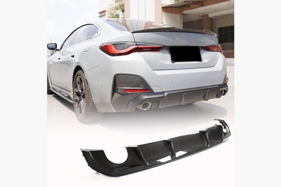 BMW 4-serie G22/23/26 2020– Bagkofanger-diffuser V1 (til G26 M-Sport, carbon) Image