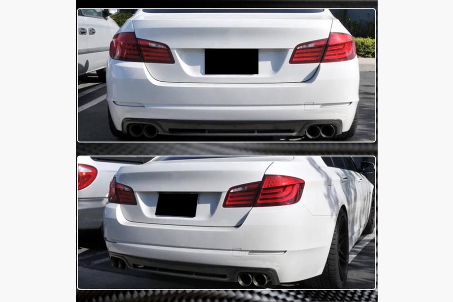 BMW 5-serie F10/F11 2010–2016 Bageste diffuser (til F10 Base 2010-2013, carbon) Foto 3