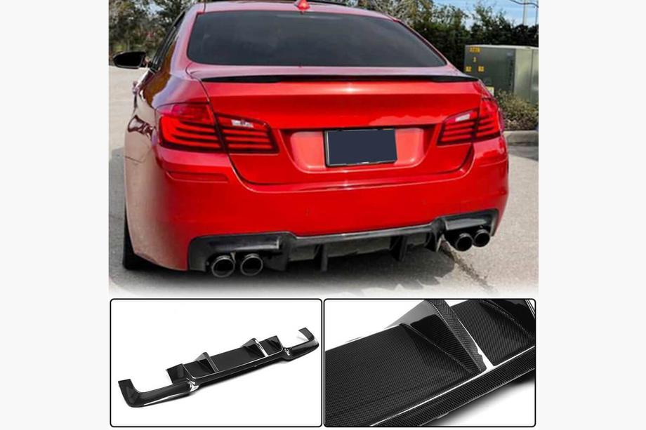 BMW 5-serie F10/F11 2010–2016 Bagkofangerdiffuser Carbon V2 (til M5) Image