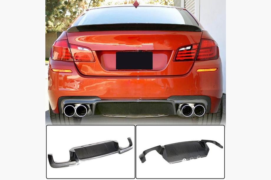 BMW 5-serie F10/F11 2010–2016 Bagkofangerdiffuser i karbon V4 (til M5) Image