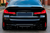 BMW 5-serie G30/G31 2017–2023 Bagkofanger-diffuser V1 (til M5 F90, carbon) foto 3