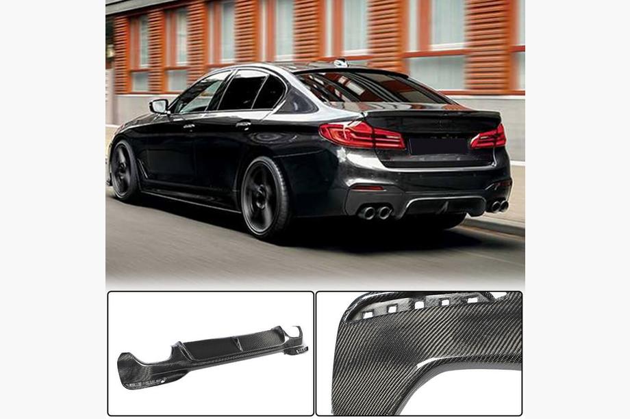 BMW 5-serie G30/G31 2017–2023 Bagkofangerdiffuser V3 (til M-Sport/M5 F90, carbon) Image