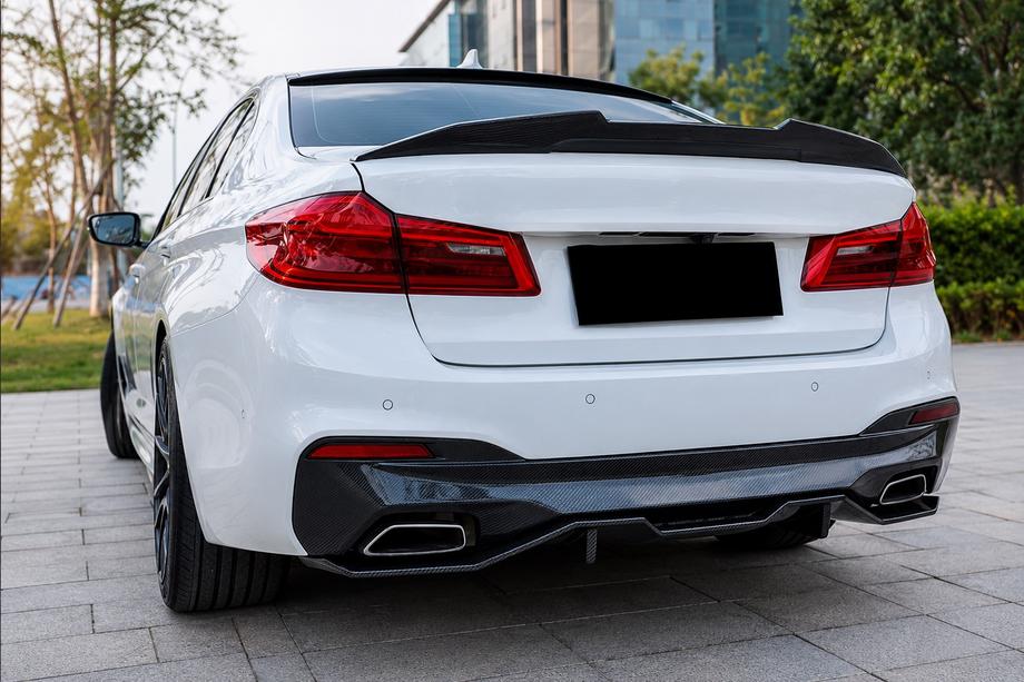 BMW 5-serie G30/G31 2017–2023 Bagkofangerdiffuser V4 (til M-Sport/M5 F90, carbon) Foto 2