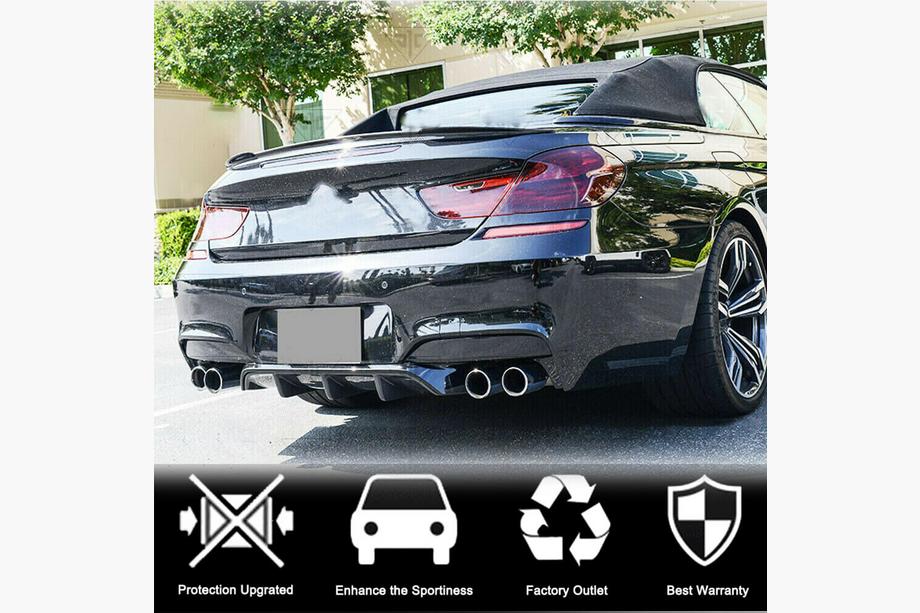 BMW 6-serie F12/F13/F06 2011–2018 Bagkofanger-diffuser V2 (til M6, carbon) Foto 2