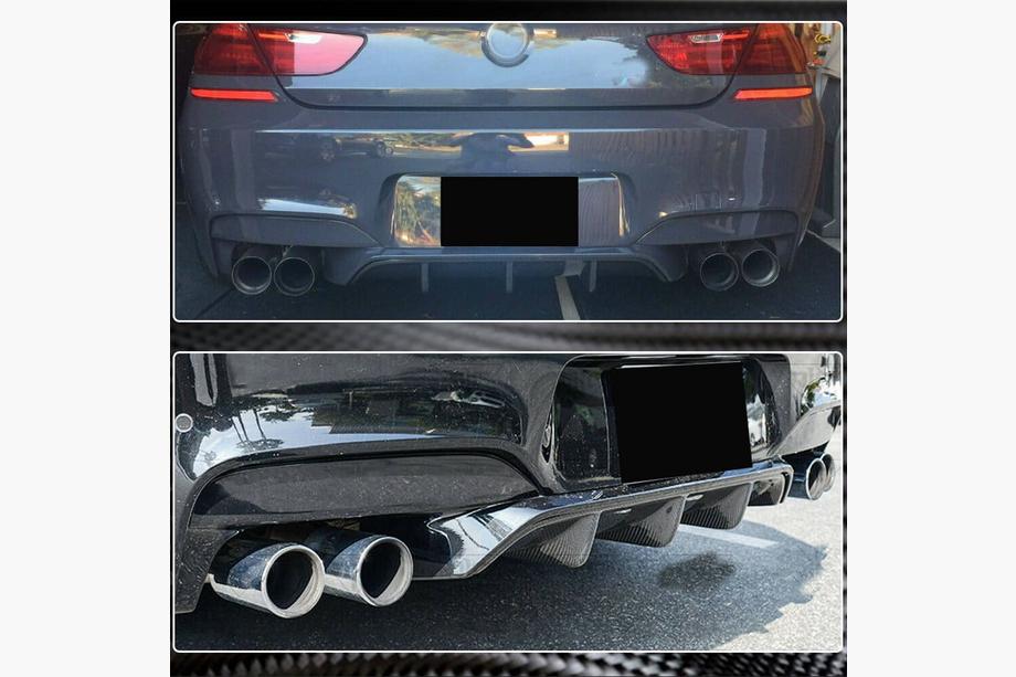 BMW 6-serie F12/F13/F06 2011–2018 Bagkofanger-diffuser V2 (til M6, carbon) Foto 4
