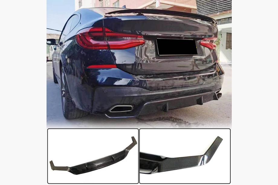BMW 6-serie G32 2017– Bagkofanger-diffuser V1 (til M-Sport 2017-2020, Carbon) Image