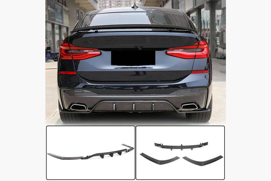 BMW 6-serie G32 2017– Bagkofanger-diffuser V2 (til M-Sport 2017-2020, carbon) Foto 1