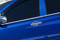 SsangYong Action 2005–2018 Vindueslister til sideruder (4 stk., rustfrit stål) foto 1