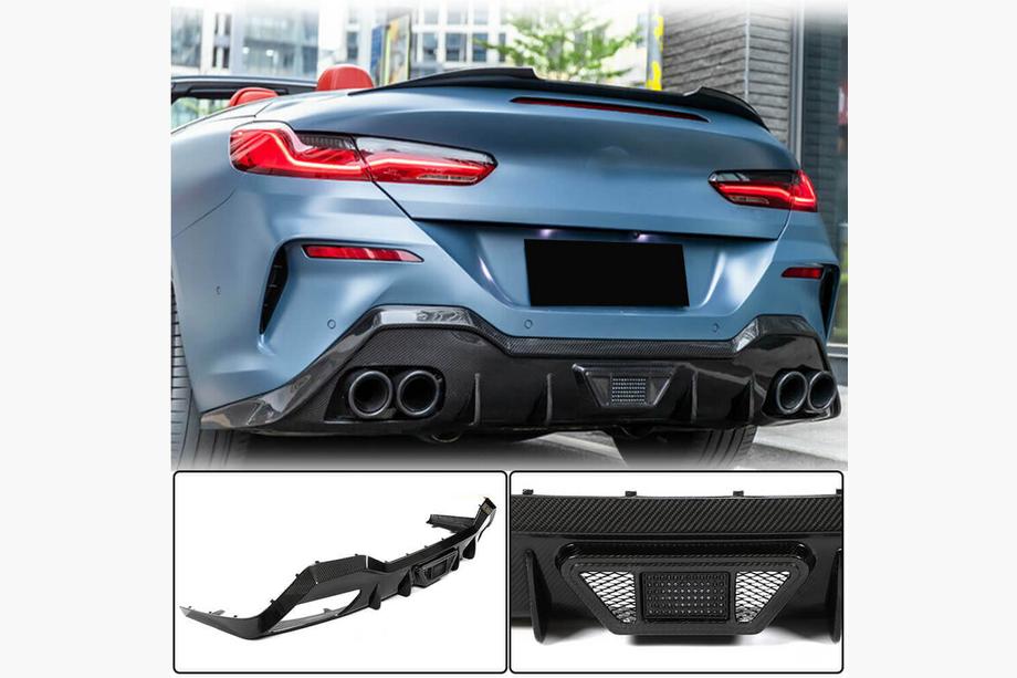 BMW 8-serie G14/G15/G16 2018– Bagkofanger-diffuser V1 (til G14/G15 M-Sport, carbon) Image