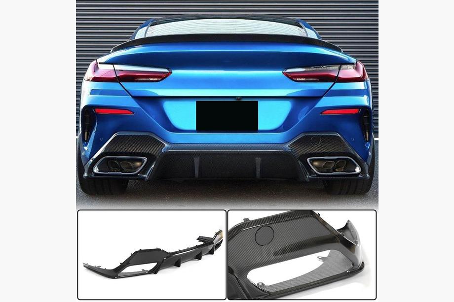 BMW 8-serie G14/G15/G16 2018– Bagkofangerdiffuser V2 (til G14/G15 M-Sport, kulfiber) Image