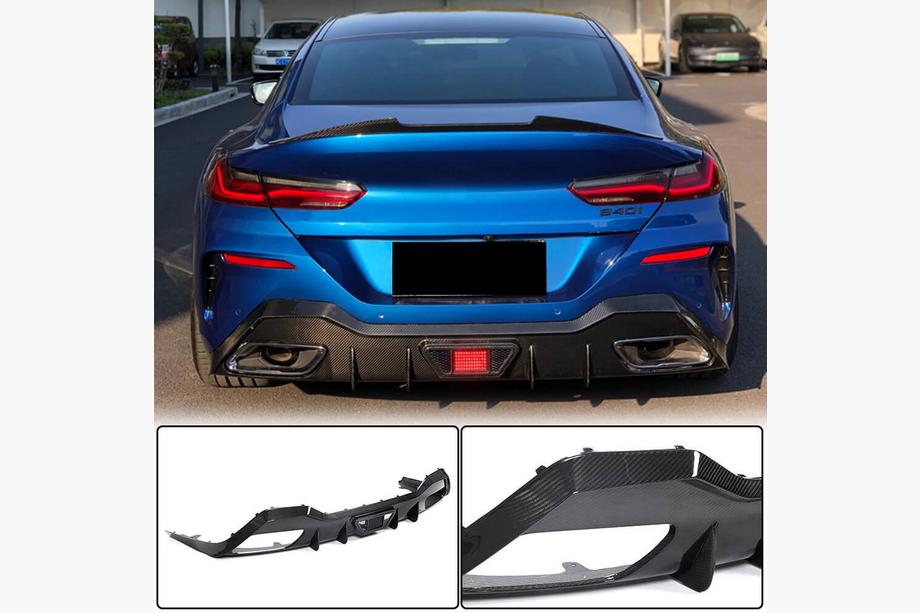 BMW 8-serie G14/G15/G16 2018– Bagkofanger-diffuser V1 (til G16 M-Sport, kulfiber) Image