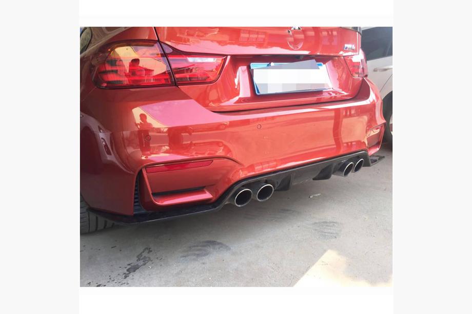 BMW 3-serie F30/F31 2012–2019 Bagkofanger-diffuser V2 (til F80, carbon) Foto 4