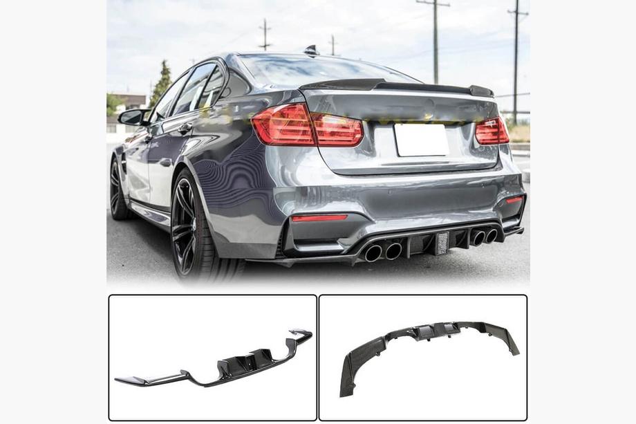 BMW 3-serie F30/F31 2012–2019 Bagkofanger-diffuser V13 (til F80, carbon) Image