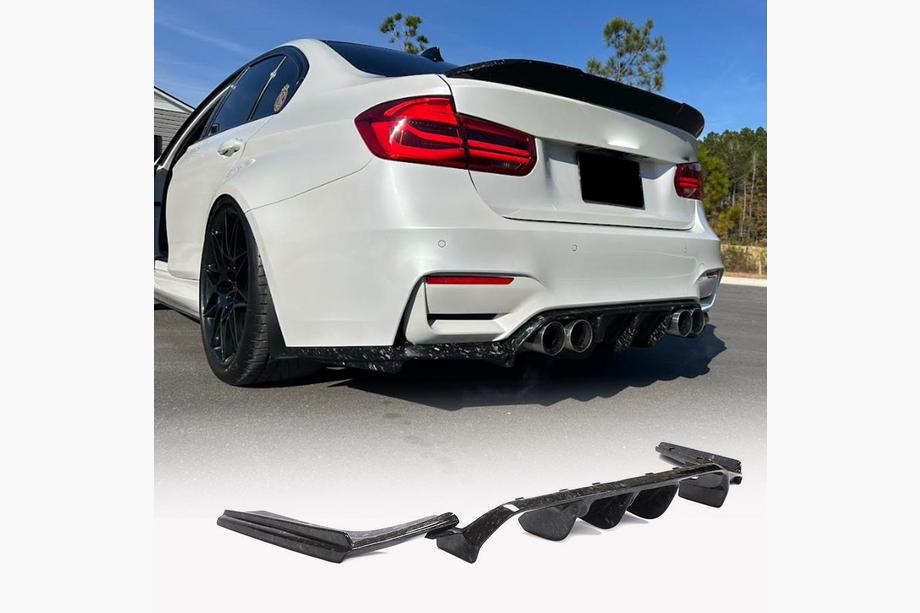 BMW 4-serie F32/F33/F36 2012–2020 Bagkofanger-diffuser V5 (til F82/F83, kulfiber) Foto 1