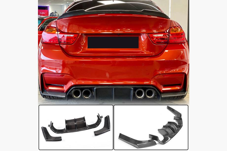BMW 4-serie F32/F33/F36 2012–2020 Bagkofanger-diffuser V5 (til F82/F83, kulfiber) Foto 3