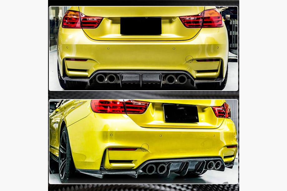 BMW 4-serie F32/F33/F36 2012–2020 Bagkofanger-diffuser V5 (til F82/F83, kulfiber) Foto 6