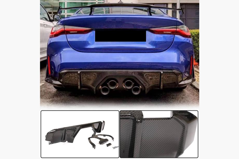 BMW 3-serie G20/G21 2018– Bagkofangerdiffuser V2 (til G80, carbon) Image