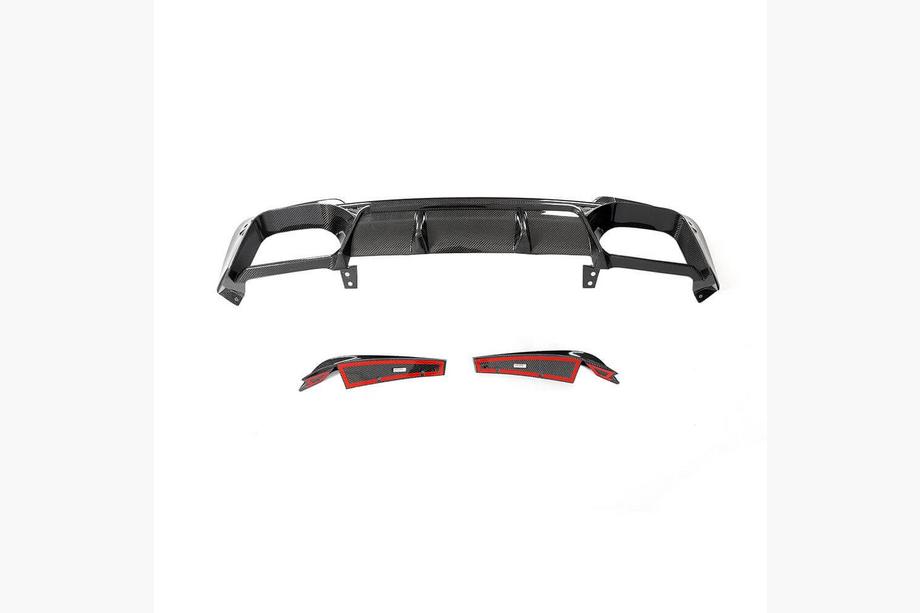 BMW X3 G01 2018– Bagkofanger-diffuser V1 (til F97 2018-2021, kulfiber) Image