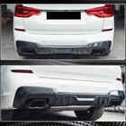 BMW X3 G01 2018– Bagkofanger-diffuser (til original M-Sport 2018-2021, kulfiber) foto 4
