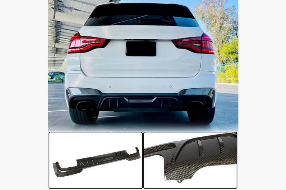 BMW X3 G01 2018– Bagkofanger-diffuser (til original M-Sport 2018-2021, kulfiber) Image