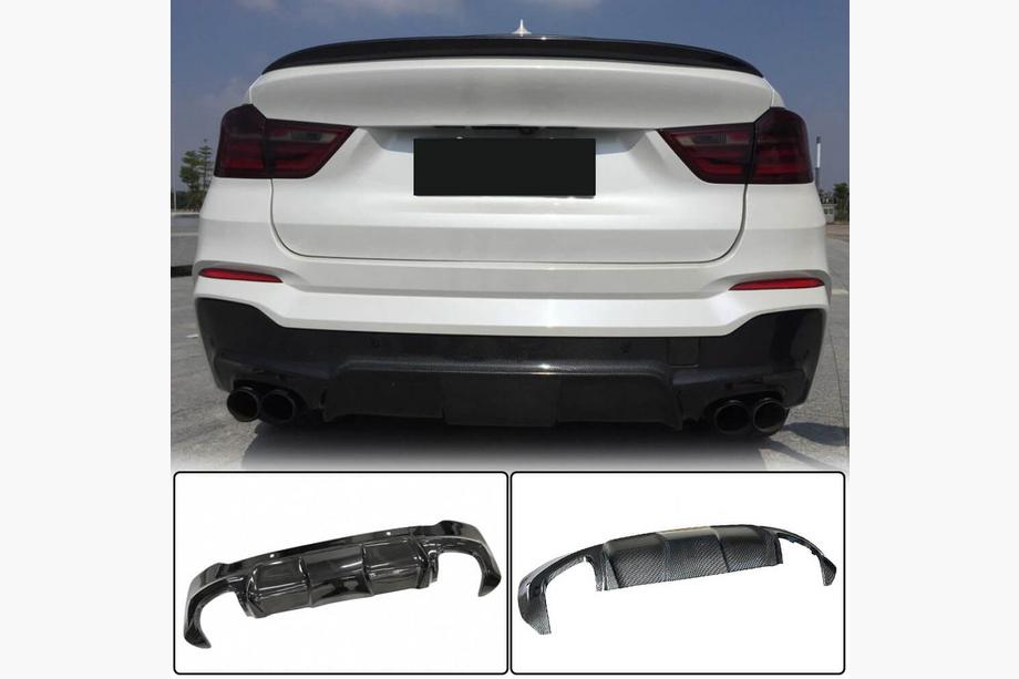 BMW X4 F26 2014–2018 Bagkofangerdiffuser (til M-Sport, carbon) Image