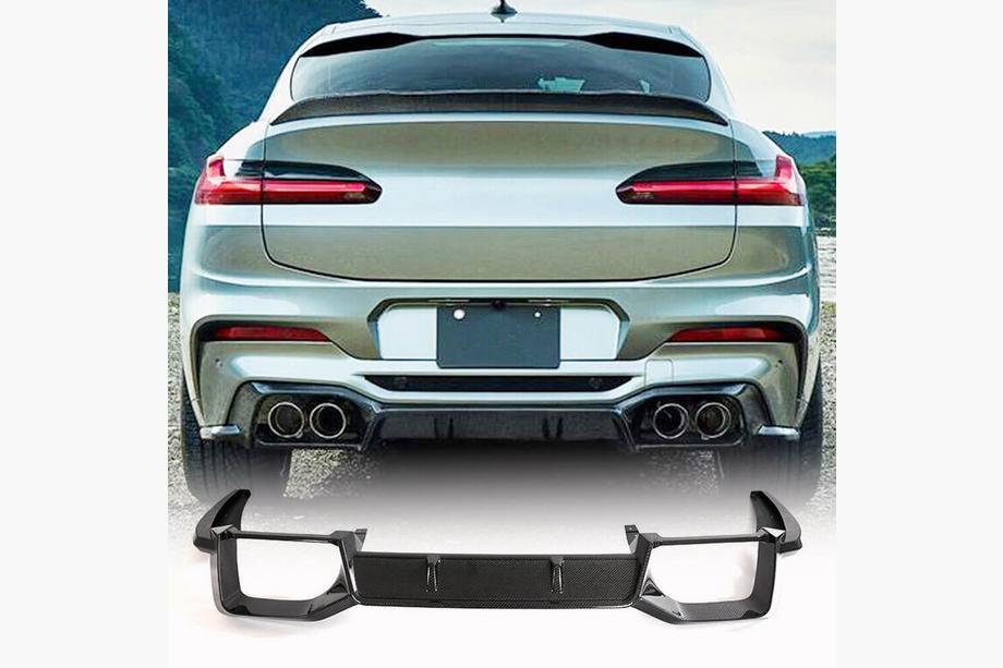BMW X4 G02 2018– Bagkofanger-diffuser (til F98 2018-2021, kulfiber) Foto 1