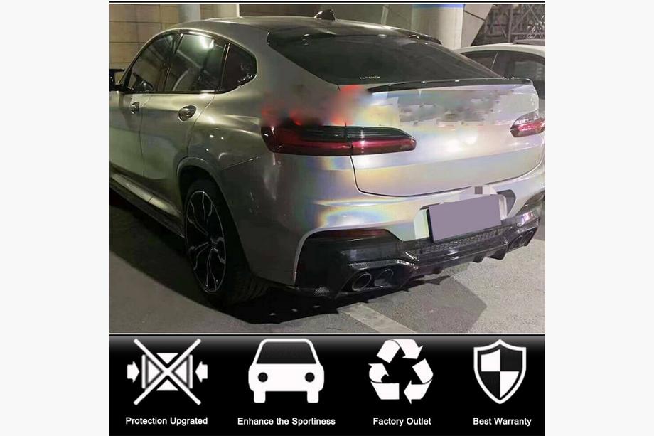 BMW X4 G02 2018– Bagkofanger-diffuser (til F98 2018-2021, kulfiber) Foto 2