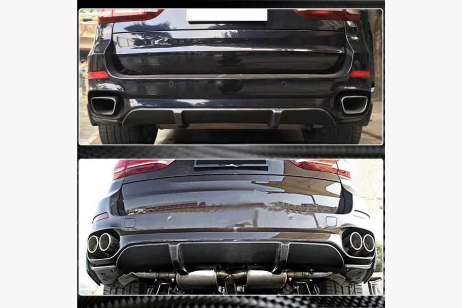 BMW X5 F15 2013–2018 Bagkofangerdiffuser V2 (til M-Sport, kulfiber) Foto 5