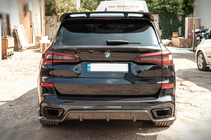BMW X5 G05 2019–2026 Bagkofangerdiffuser V2 (2018-2022, ægte carbon) foto 6