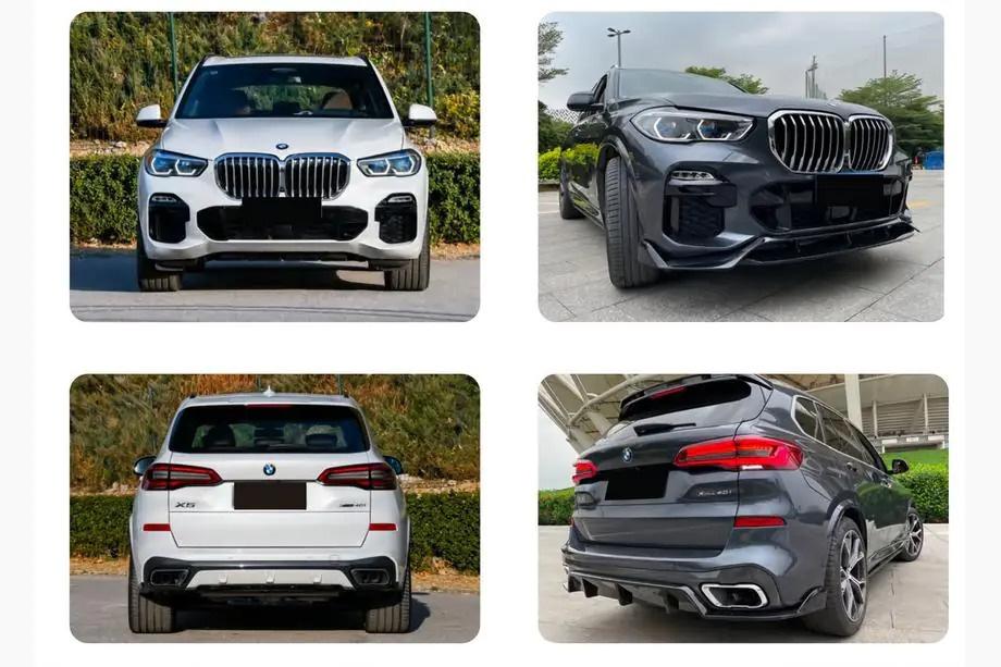 BMW X5 G05 2019–2026 Bagkofangerdiffuser V2 (2018-2022, sort højglans) Foto 4