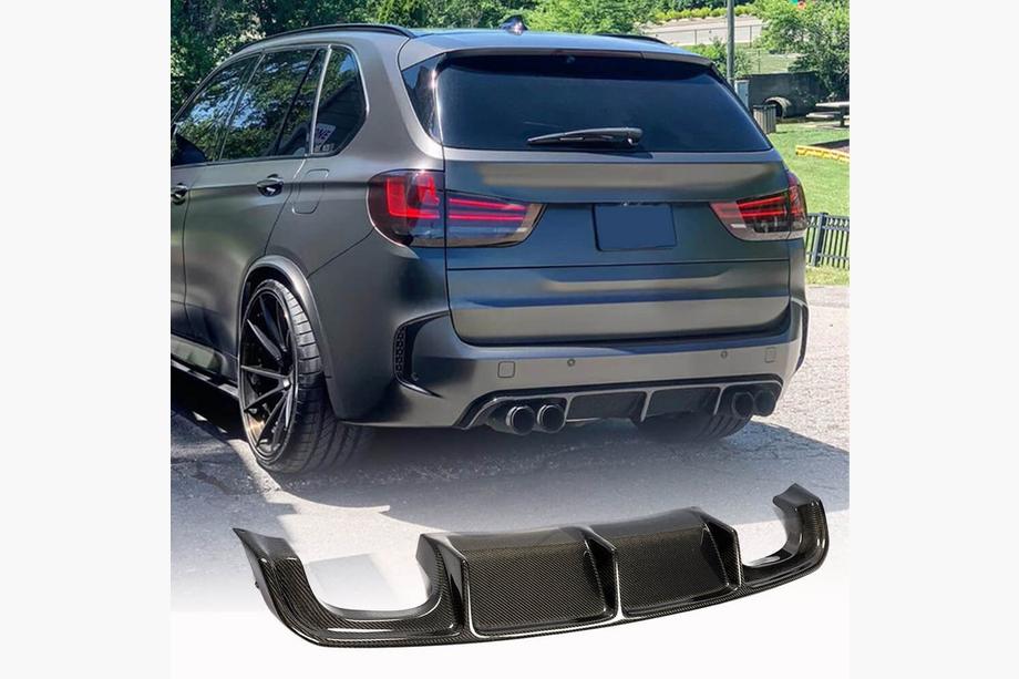 BMW X5 F15 2013–2018 Bagkofanger-diffuser V2 (til F85, kulfiber) Image