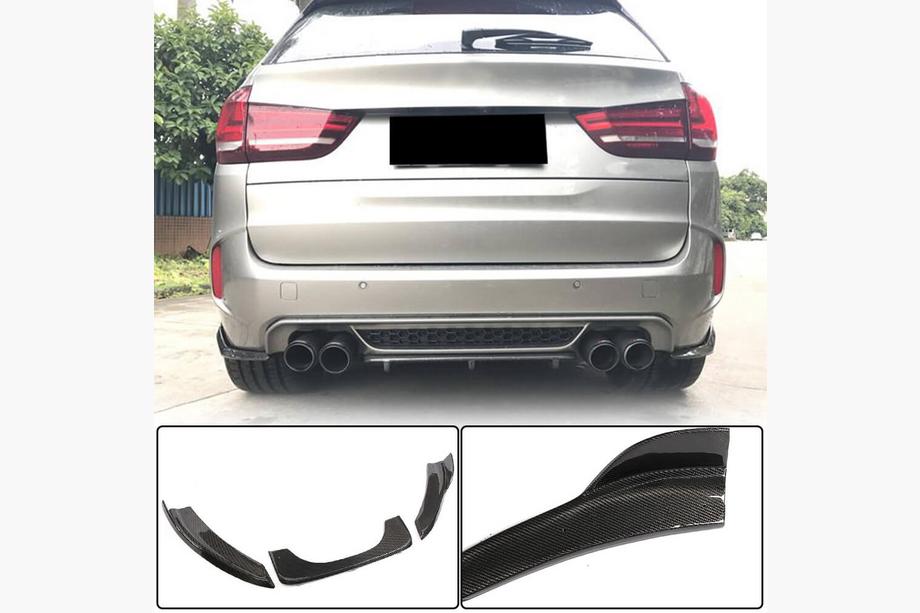 BMW X6 F16 2014–2019 Bagkofanger-diffuser V1 (til F86, kulfiber) Image