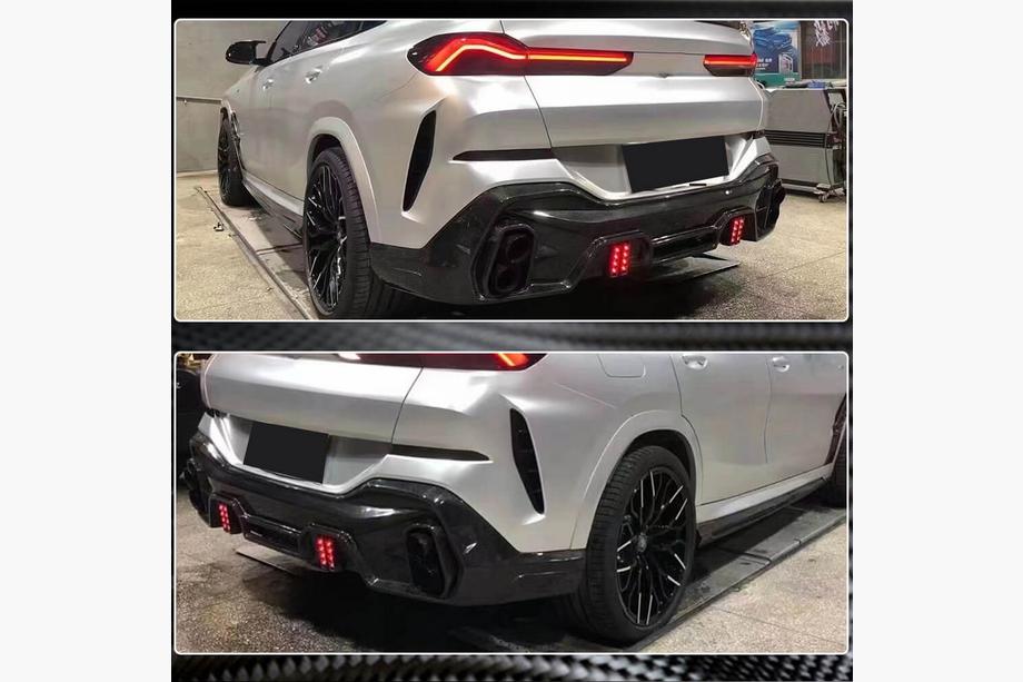 BMW X6 G06 2019–2027 Bagkofangerdiffuser (til M-Sport, 2018-2022, carbon) Foto 5