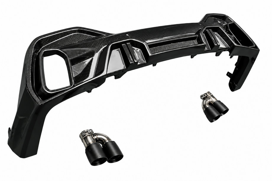 BMW X6 G06 2019–2027 Bagkofangerdiffuser (til M-Sport, 2018-2022, carbon) Foto 2