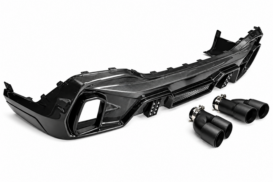 BMW X6 G06 2019–2027 Bagkofangerdiffuser (til M-Sport, 2018-2022, carbon) Foto 4