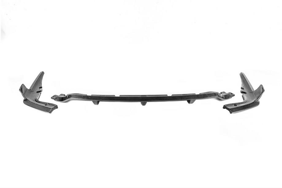 BMW X7 G07 2019– Bageste kofanger diffuser (til M-Sport 2019-2022, carbon) Foto 3