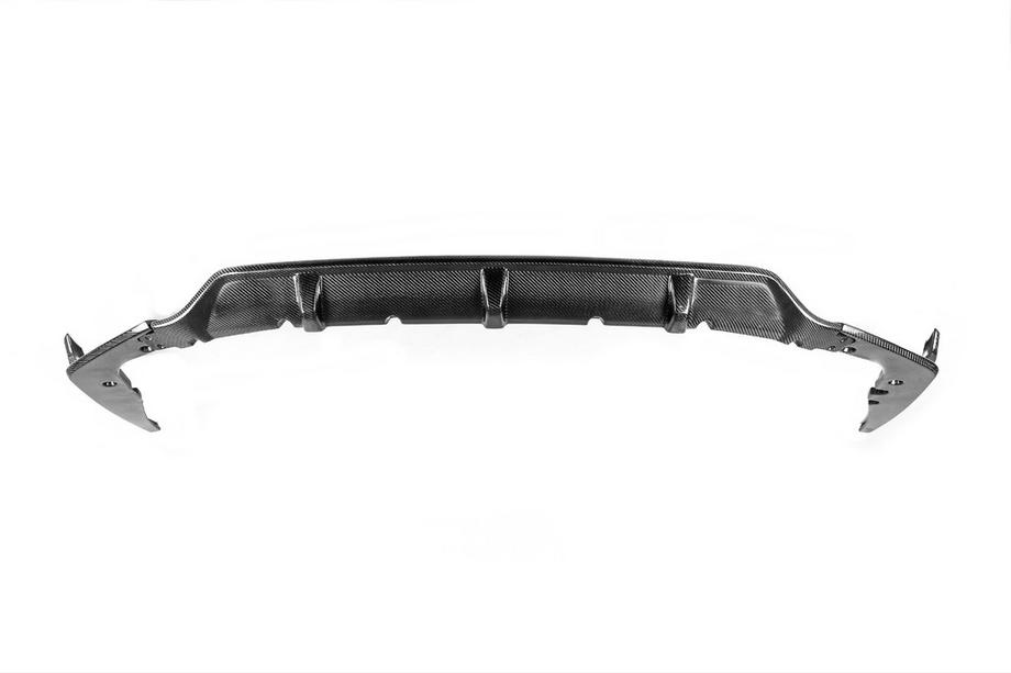 BMW X7 G07 2019– Bageste kofanger diffuser (til M-Sport 2019-2022, carbon) Foto 8