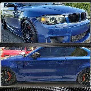 Sideskørter i carbon (til E82, carbon) BMW 1-serie E81/E82/E87/E88 2004–2011 foto 3
