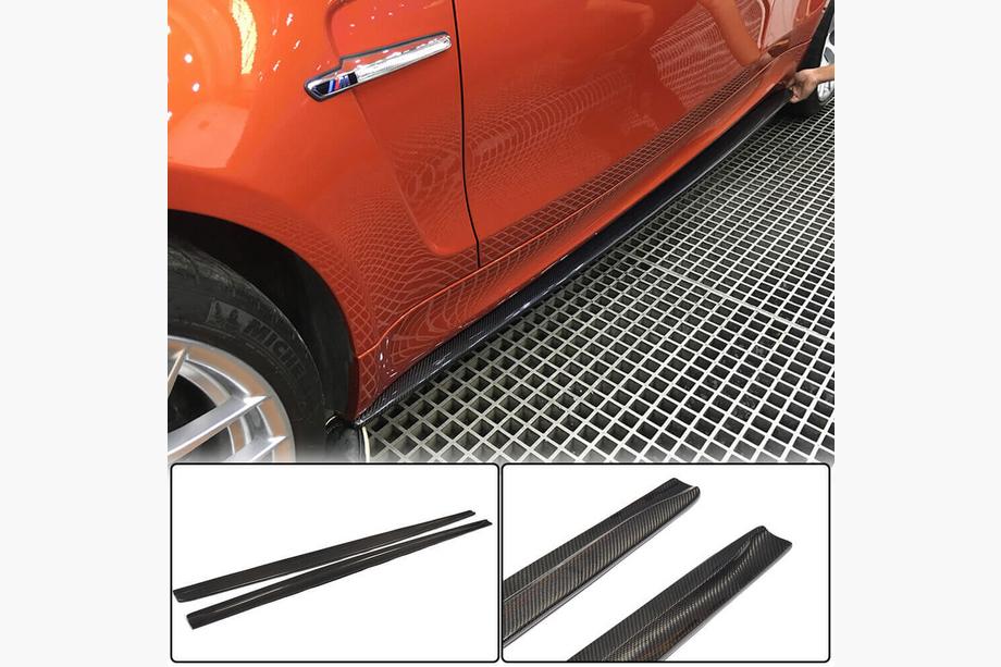 BMW 1-serie E81/E82/E87/E88 2004–2011 Sideskørter i carbon (til E82, carbon) Image