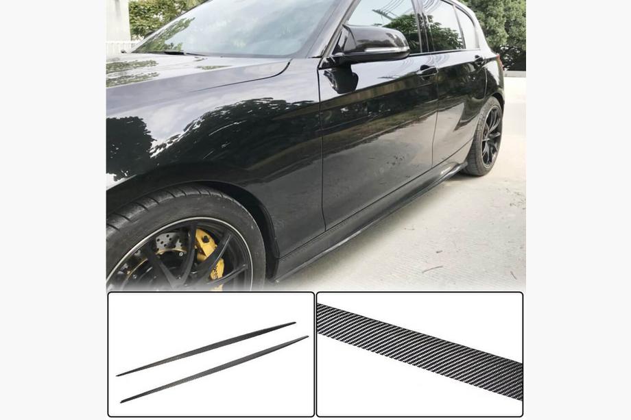 BMW 1-serie F20/F21 2011–2019 Sideskørter (til M-Sport 2015-2019, carbon) Image