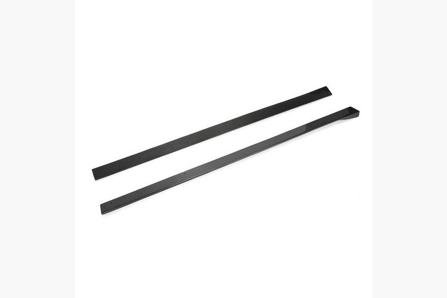 BMW 2-serie F22/F23 2014–2021 Sideskørt-extensions V2 (til F87, kulfiber) Foto 1