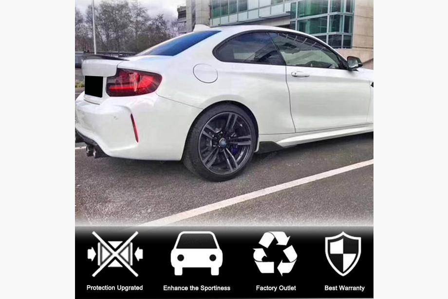 BMW 2-serie F22/F23 2014–2021 Kulfiber V5 sideskørter (til M-Competition) Foto 3