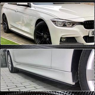Sideskørt-forlængere V1 (til M-Sport sideskørter, carbon) BMW 3-serie F30/F31 2012–2019 foto 4