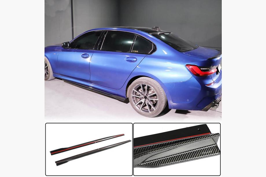 BMW 3-serie G20/G21 2018– Sideskørter V2 (til G20 M-Sport, carbon) Image